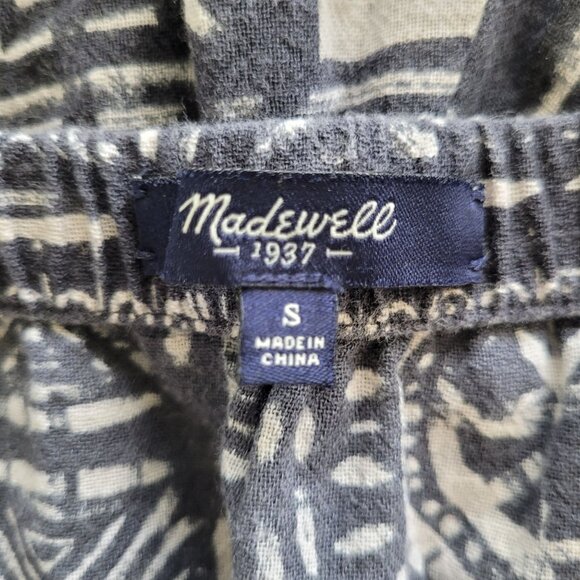 Madewell Kingston Cover-Up Jumpsuit in Inkspell Womens Size S Pockets Beach - Picture 3 of 9